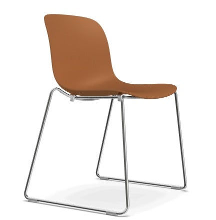 CHAISE PIEDS LUGE TROY, Marron de MAGIS CHAISE PIEDS LUGE TROY, Marron de MAGIS