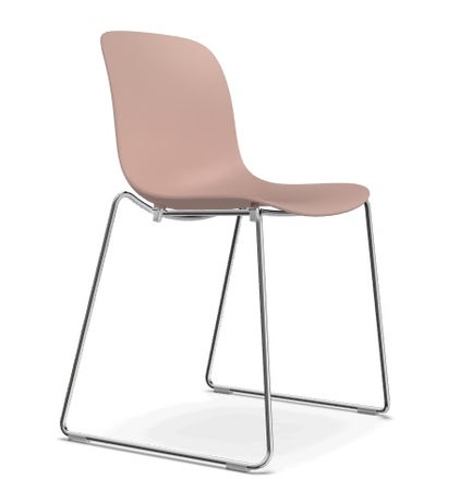 CHAISE PIEDS LUGE TROY, Rose de MAGIS