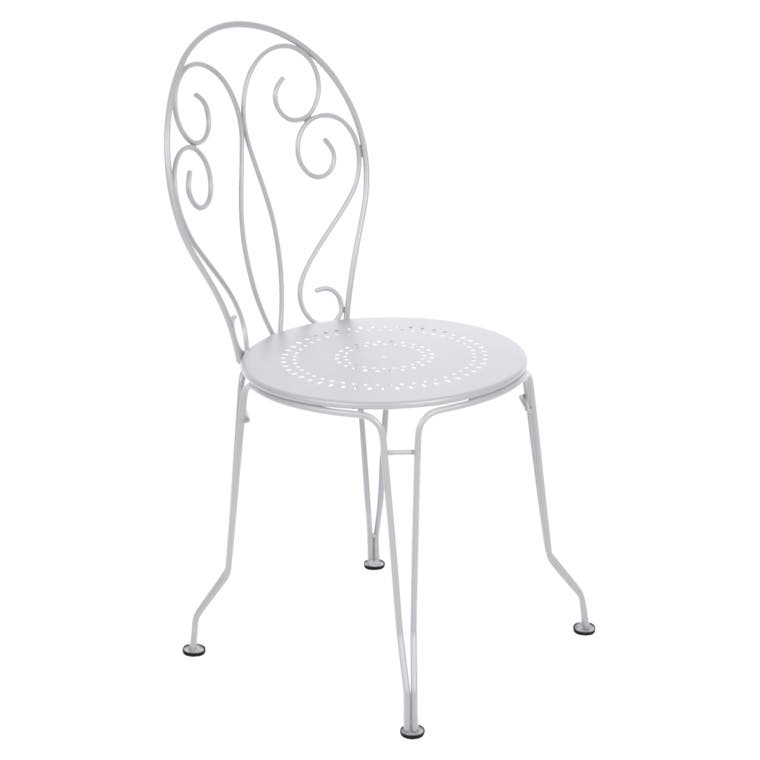 Chaise MONTMARTRE de Fermob blanc coton Chaise MONTMARTRE de Fermob blanc coton