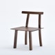 Chaise NERVOSA de Woak, Noyer huilé
