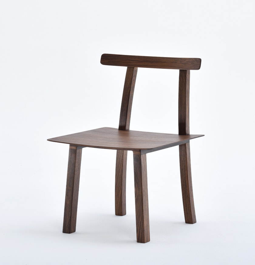 Chaise NERVOSA de Woak, Noyer huilé
