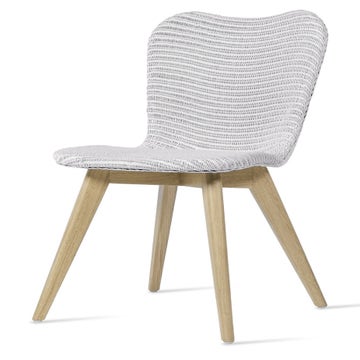 Chaise LILY en chêne, Snow