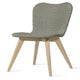 Chaise LILY en chêne, Pebble