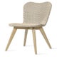Chaise LILY en chêne, Broken white