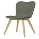Chaise LILY en chêne, Dusty green