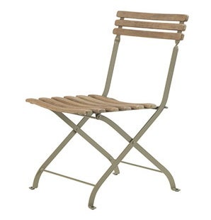Chaise pliante LAREN de Ethimo, Teck décapé