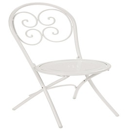 Chaise pliante PIGALLE de Emu, Blanc mat