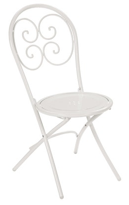 Chaise pliante PIGALLE de Emu, Blanc mat Chaise pliante PIGALLE de Emu, Blanc mat