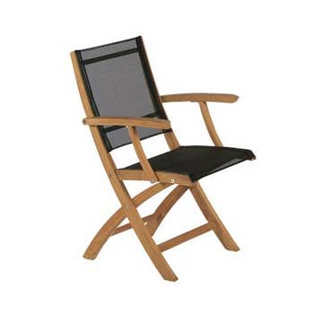 Chaise pliante XQI de Royal Botania, Noir