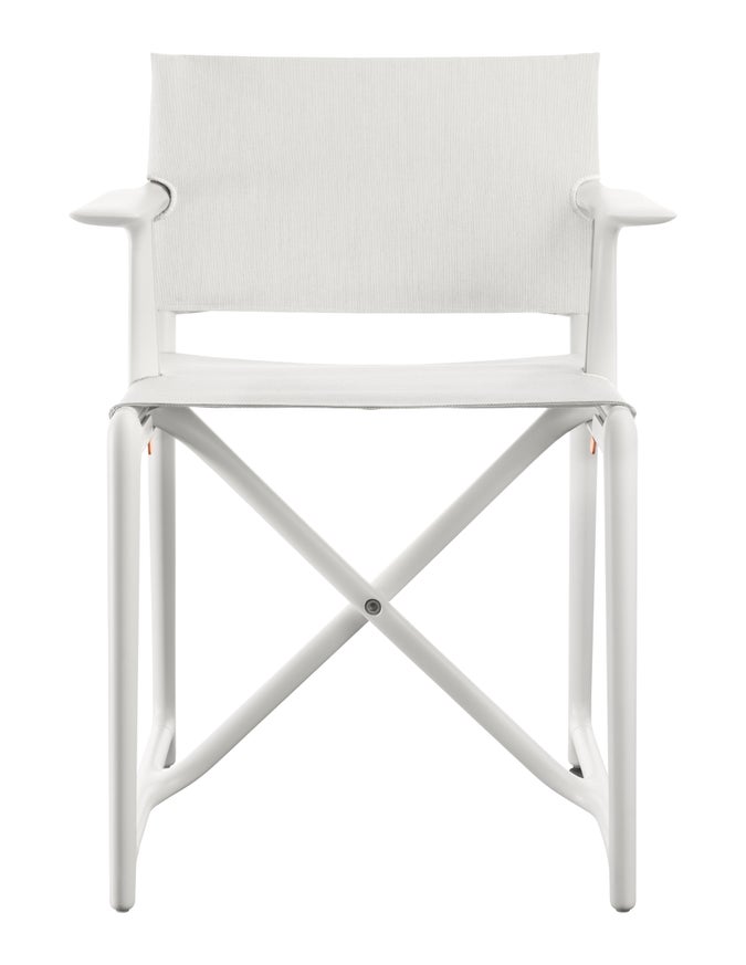 Chaise réalisateur STANLEY de Magis, Blanc Chaise réalisateur STANLEY de Magis, Blanc