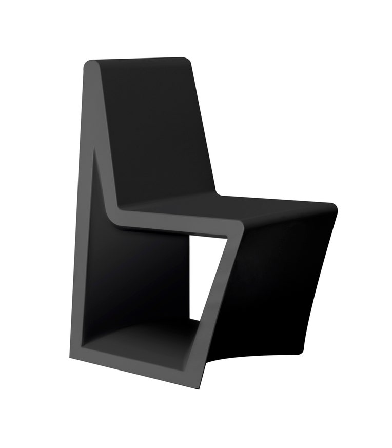 Chaise REST de Vondom, Anthracite Chaise REST de Vondom, Anthracite