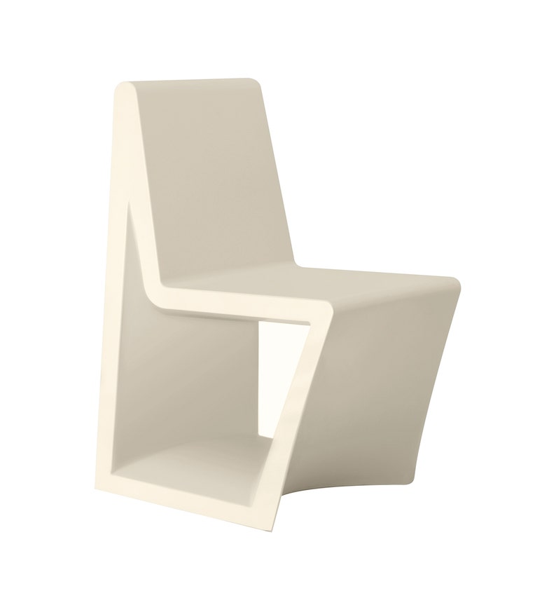 Chaise REST de Vondom, Écru Chaise REST de Vondom, Écru