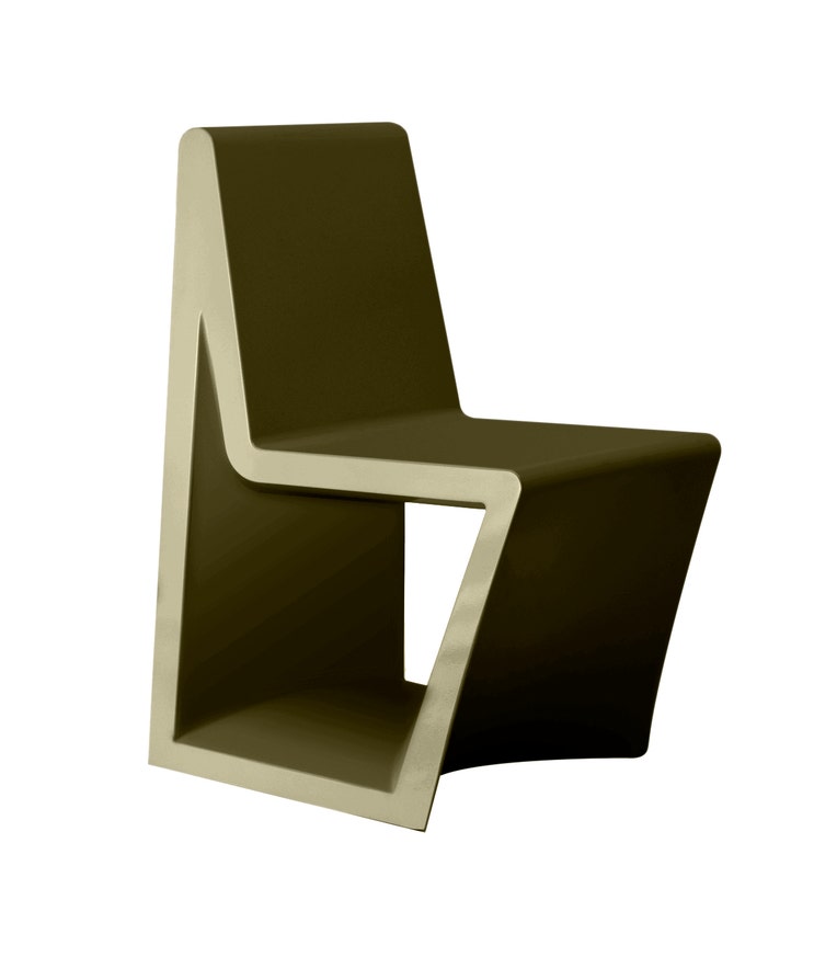 Chaise REST de Vondom, Kaki Chaise REST de Vondom, Kaki