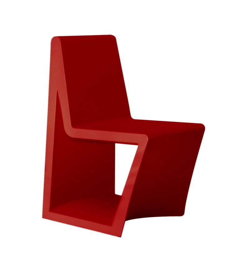 Chaise REST de Vondom, Rouge Chaise REST de Vondom, Rouge