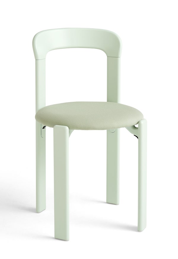 Chaise REY hêtre laqué à l'eau assise tapissé Steelcut Menthe douce Chaise REY hêtre laqué à l'eau assise tapissé Steelcut Menthe douce
