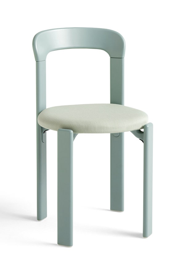 Chaise REY hêtre laqué à l'eau assise tapissé Steelcut Vert automne Chaise REY hêtre laqué à l'eau assise tapissé Steelcut Vert automne