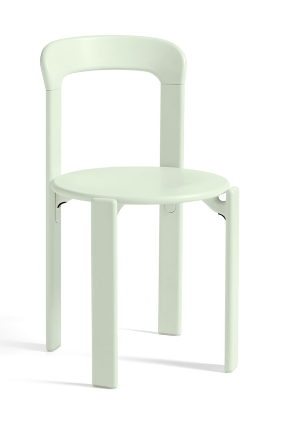 Chaise REY hêtre laqué à l'eau Menthe douce Chaise REY hêtre laqué à l'eau Menthe douce