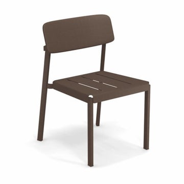 Chaise SHINE de Emu,  Marron d'Inde