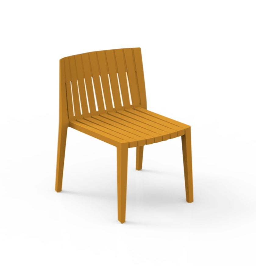 Chaise SPRITZ de Vondom, Moutarde