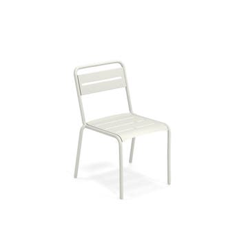 Chaise STAR de Emu, Blanc mat