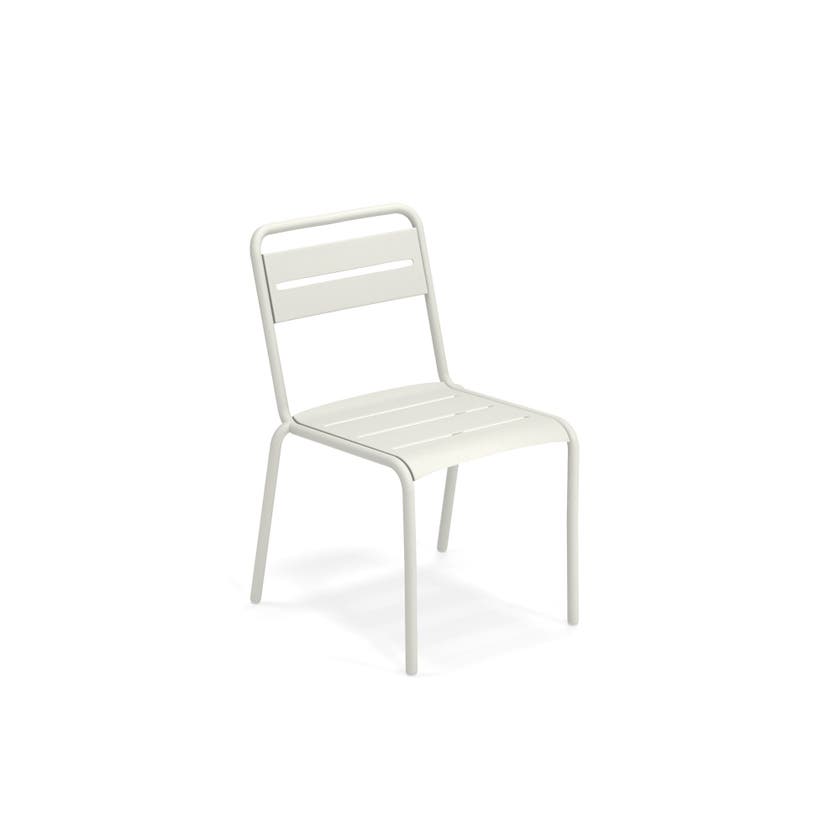 Chaise STAR de Emu, Blanc mat Chaise STAR de Emu, Blanc mat