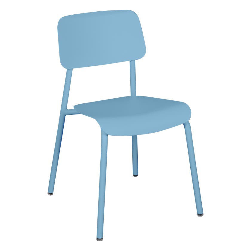 Chaise STUDIE de Fermob, Bleu maya Chaise STUDIE de Fermob, Bleu maya