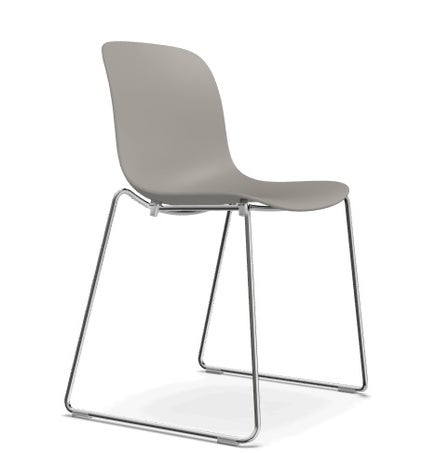 CHAISE PIEDS LUGE TROY, Beige de MAGIS