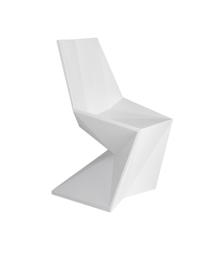 Chaise VERTEX de Vondom, Blanc Chaise VERTEX de Vondom, Blanc