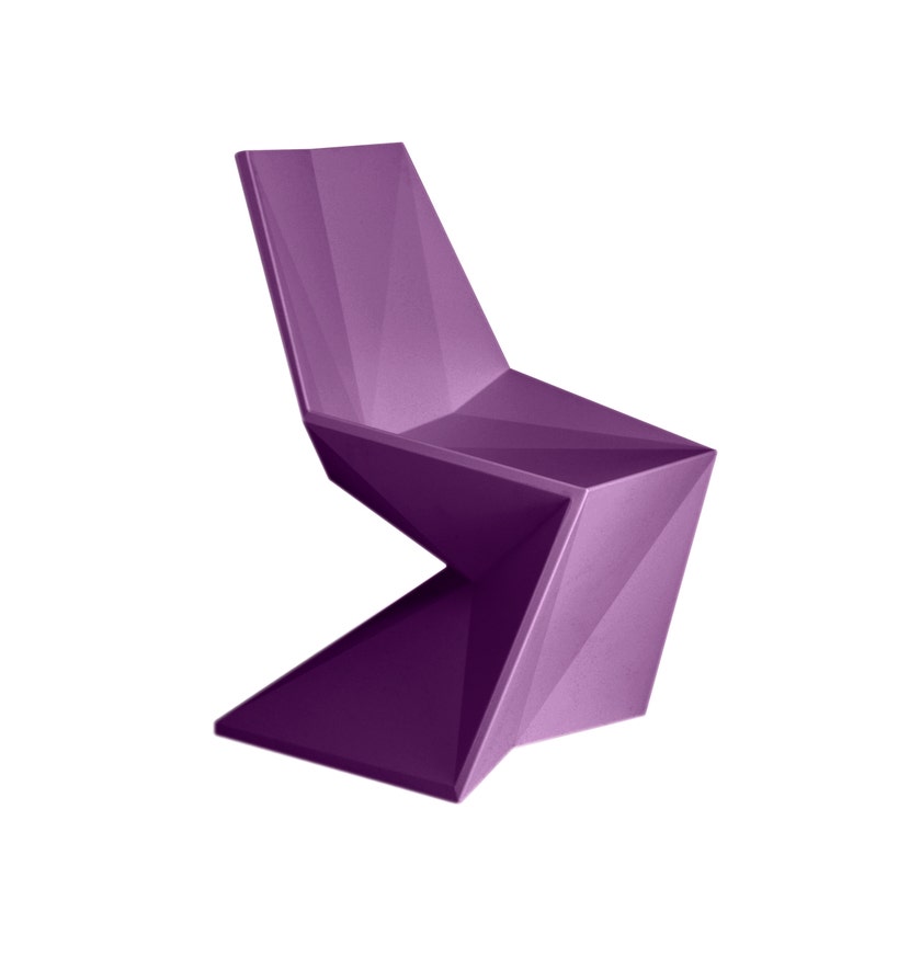 Chaise VERTEX de Vondom, Plum