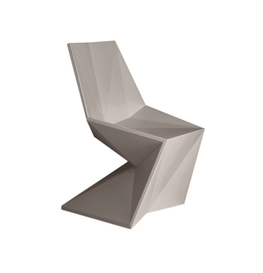 Chaise VERTEX de Vondom, Taupe
