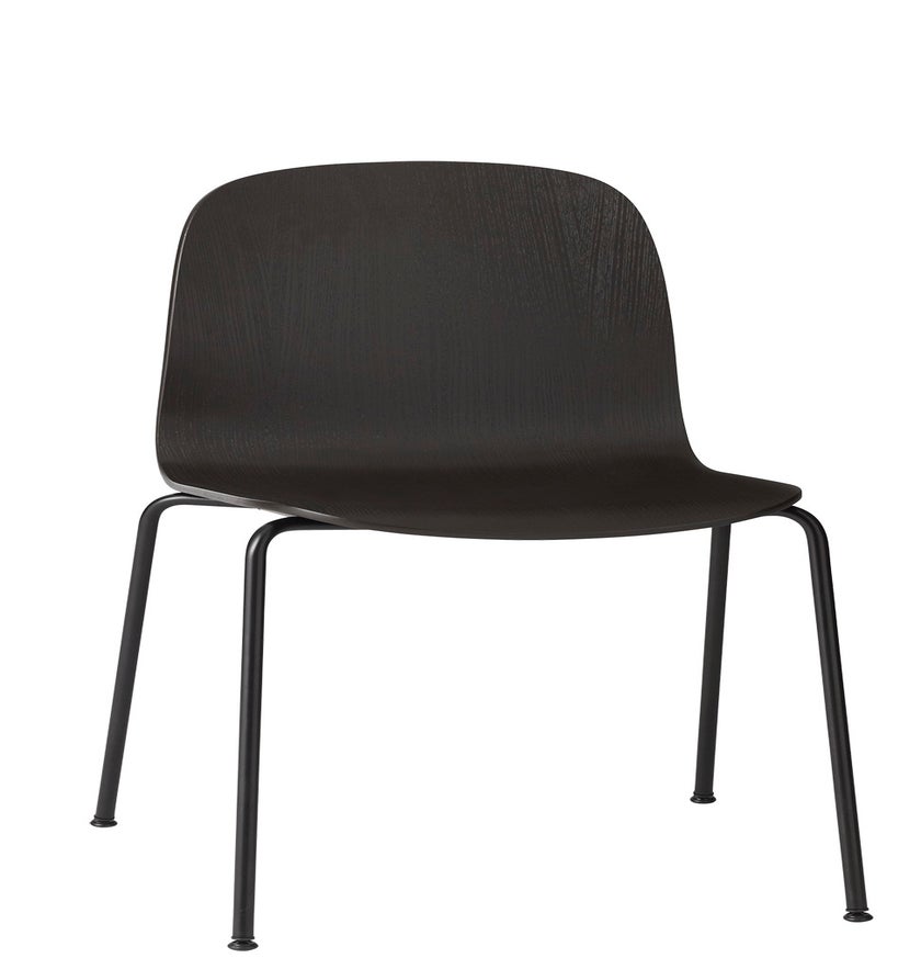 Chaise VISU de Muuto, Tube base, Noir