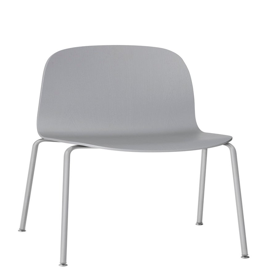 Chaise VISU de Muuto, Tube base, Gris