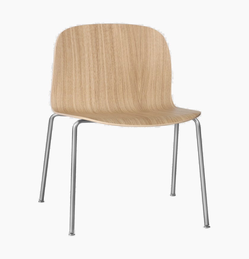 Chaise VISU de Muuto, Tube base, Chêne