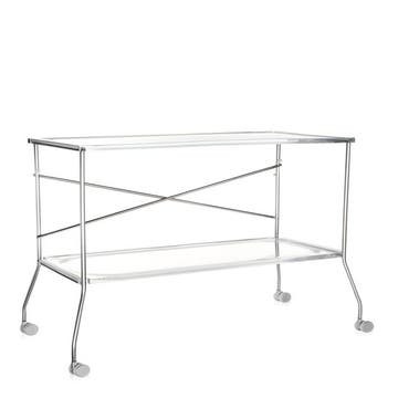 Chariot avec roulettes FLIP  de Kartell, Cristal