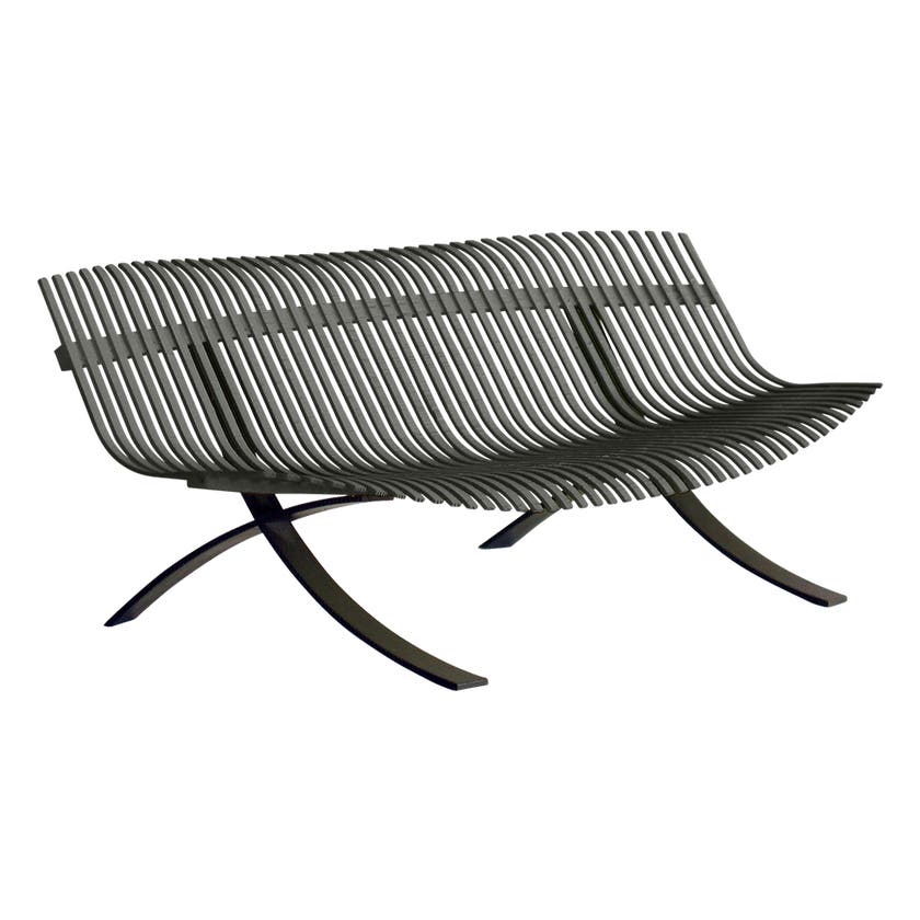 Banc CHARIVARI de Fermob, Romarin Banc CHARIVARI de Fermob, Romarin
