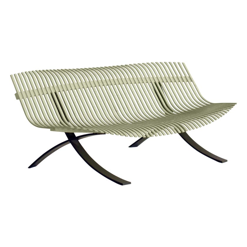 Banc CHARIVARI de Fermob tilleul Banc CHARIVARI de Fermob tilleul