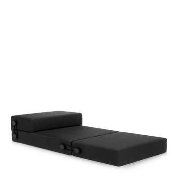 Chauffeuse/pouf TRIX de Kartell, Ardoise