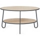 Table basse EUGENIE en chêne de Hartô, 70 cm, Gris ardoise