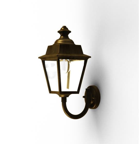 Applique courbe CHENONCEAU de Roger Pradier®, Patine dorée