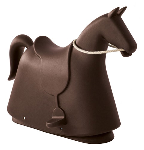 Cheval à bascule ROCKY de Magis Collection Me Too, Marron