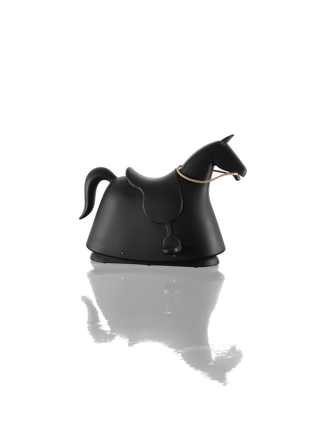 Cheval à bascule ROCKY de Magis Collection Me Too, Noir Cheval à bascule ROCKY de Magis Collection Me Too, Noir