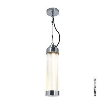 Suspension PILLAR de Davey Lighting, Chrome