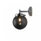 Applique MINI GLOBE, Verre opalin, Laiton poli