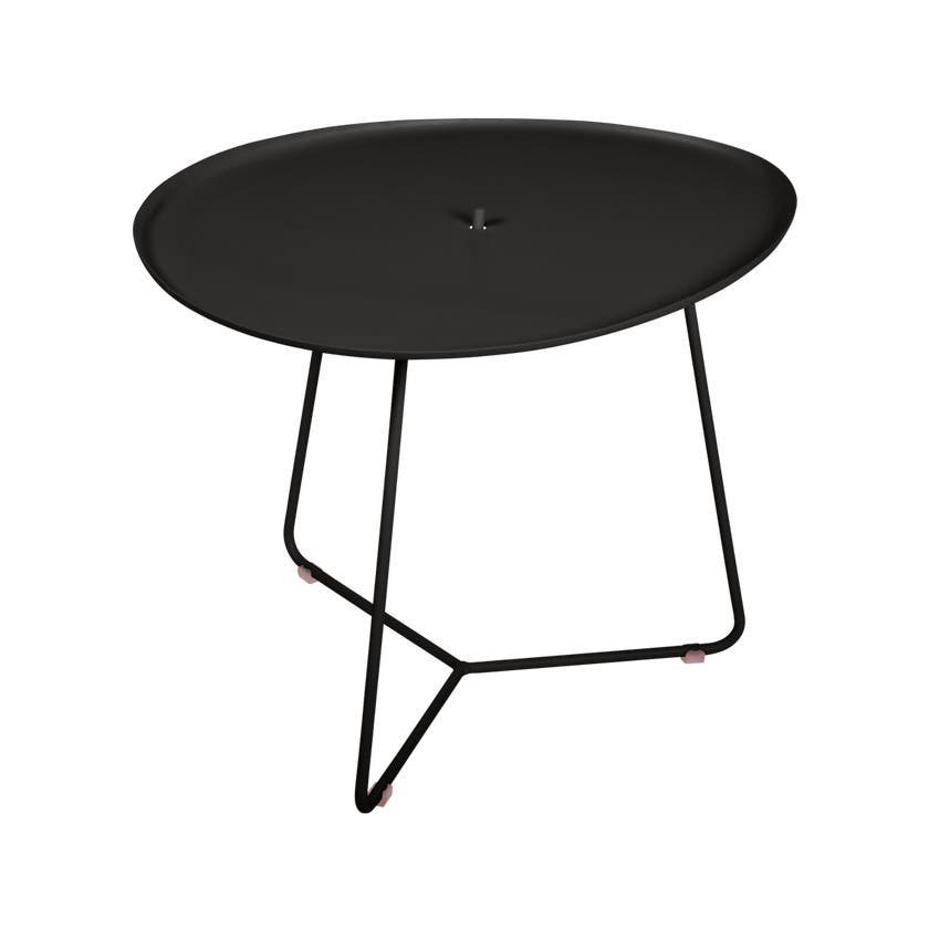 Table basse COCOTTE de Fermob, Réglisse Table basse COCOTTE de Fermob, Réglisse