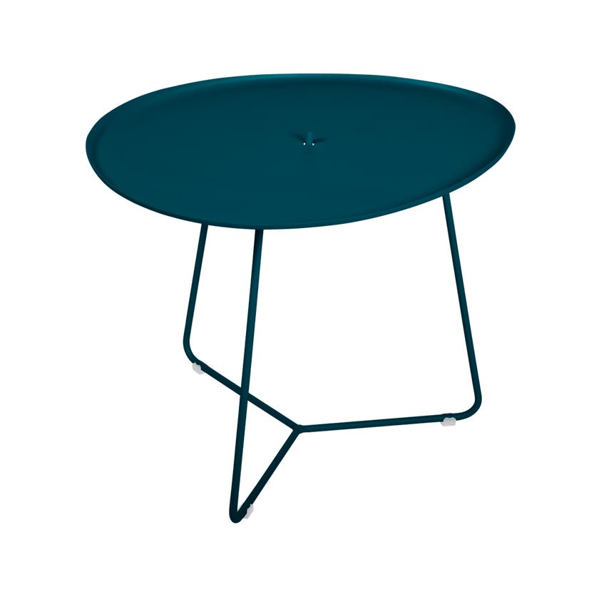 Table basse COCOTTE de Fermob, bleu acapulco Table basse COCOTTE de Fermob, bleu acapulco