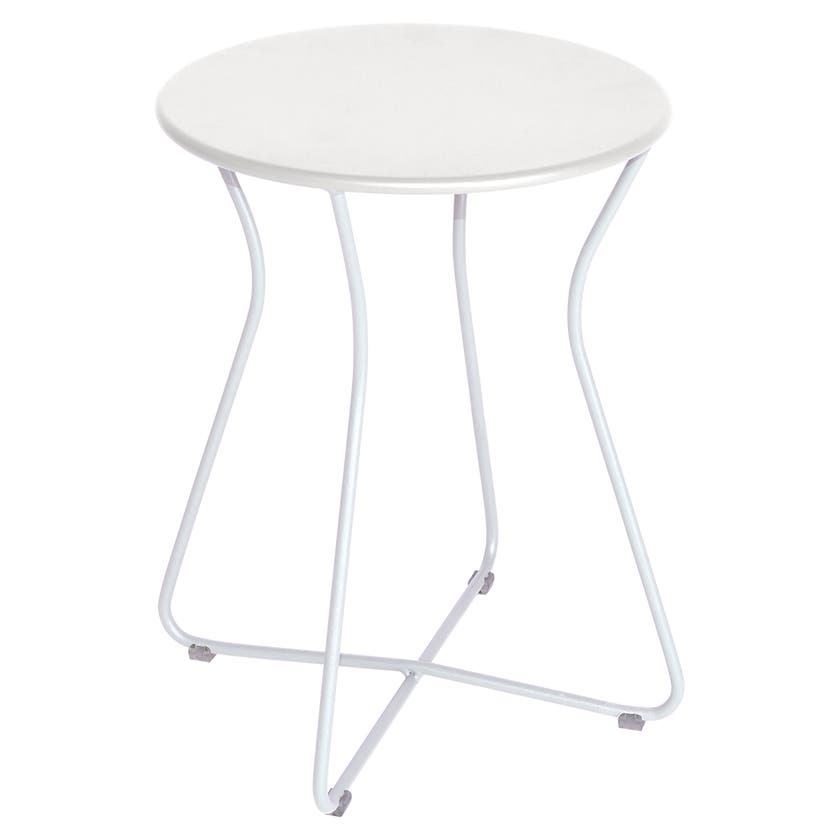 Tabouret cocotte H45 Blanc coton Fermob Tabouret cocotte H45 Blanc coton Fermob