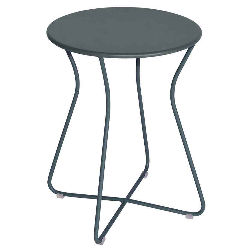 Tabouret COCOTTE de Fermob, H45 x D34,Gris orage Tabouret COCOTTE de Fermob, H45 x D34,Gris orage