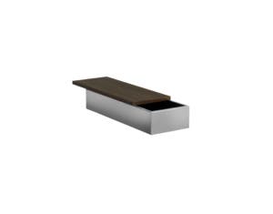 Coffre rectangulaire STANLEY de Red Edition, Palissandre et inox Coffre rectangulaire STANLEY de Red Edition, Palissandre et inox