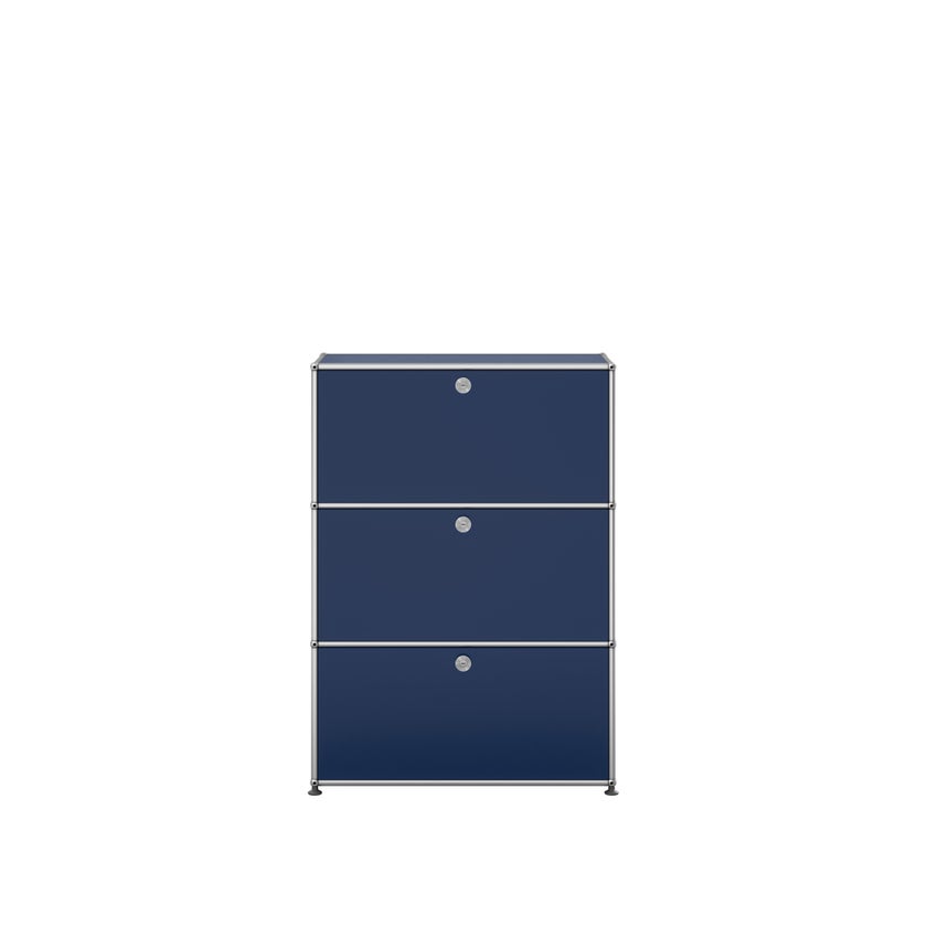 Commode HALLER G1 de USM, Bleu acier Commode HALLER G1 de USM, Bleu acier