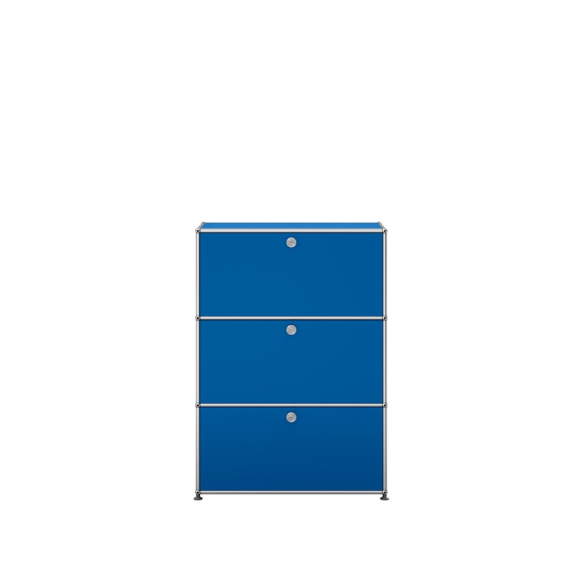 Commode HALLER G1 de USM, Bleu gentiane Commode HALLER G1 de USM, Bleu gentiane